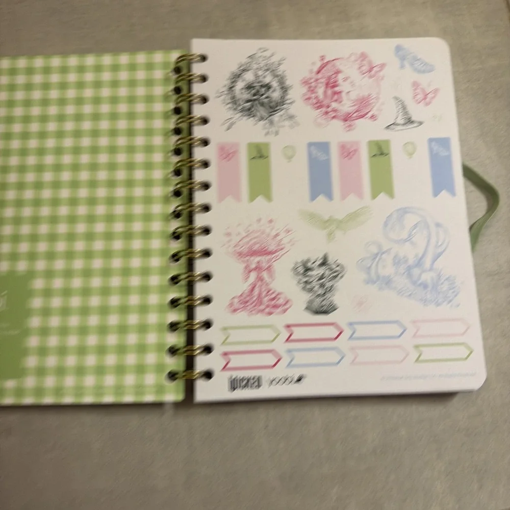 Wicked Katie Kime Spiral Journal Notebook 100 Lined Sheets with Elphaba